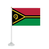 Mini Drapeau Ventouse Vanuatu en Polyester - Pixelforma 