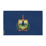 Mini drapeau vermont polyester résistant aux intempéries
