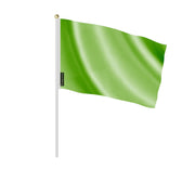 Mini drapeau vert france à main en polyester décoration