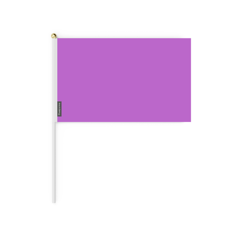 Mini drapeau violet clair en plusieurs tailles - pixelforma