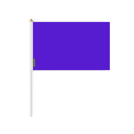 Mini drapeau violet en plusieurs tailles - pixelforma