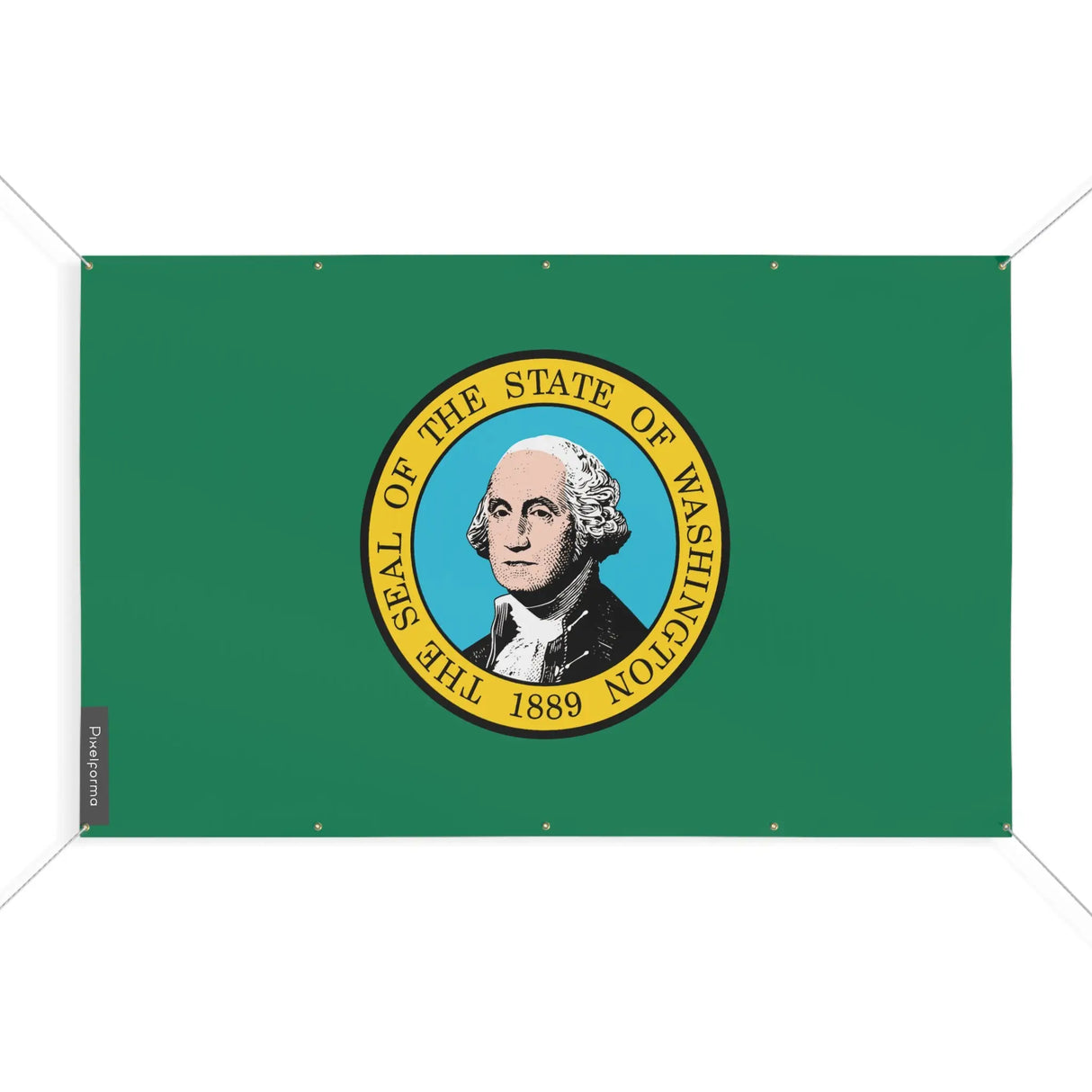 Mini drapeau washington polyester résistant aux intempéries