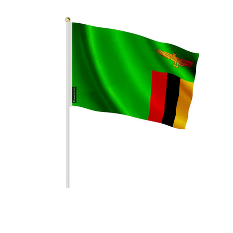 Mini drapeau zambie en polyester à tenir à la main