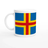 Mug drapeau åland en céramique pour boissons chaudes