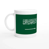Mug drapeau arabie saoudite en céramique élégant