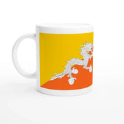 Mug drapeau bhoutan en céramique pour boissons chaudes