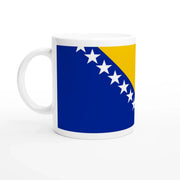 Mug drapeau bosnie-herzégovine en céramique élégant