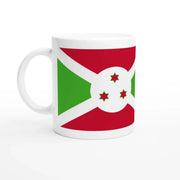 Mug drapeau burundi en céramique pour café ou thé