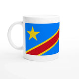 Mug drapeau congo en céramique pour boissons chaudes