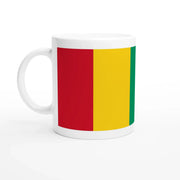 Mug drapeau guinée en céramique idéal pour boisson chaude
