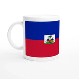 Mug drapeau haïti en céramique idéal pour boisson chaude