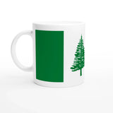 Mug drapeau île norfolk en céramique pour boisson chaude