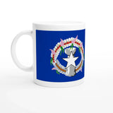 Mug drapeau îles mariannes du nord en céramique élégant