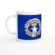 Mug drapeau îles mariannes du nord en céramique élégant