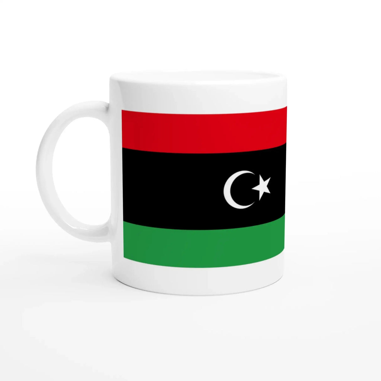 Mug drapeau libye en céramique pour boissons chaudes
