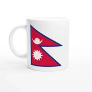 Mug drapeau népal en céramique parfait pour boisson chaude
