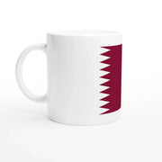 Mug drapeau qatar en céramique pour boissons chaudes