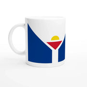 Mug drapeau saint-martin en céramique idéal chocolat chaud