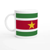 Mug drapeau suriname en céramique pour boissons chaudes