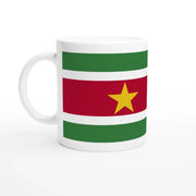Mug drapeau suriname en céramique pour boissons chaudes