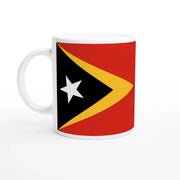Mug drapeau timor oriental en céramique usage quotidien