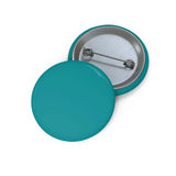 Pin drapeau bleu tuquoise foncé émail attache métal