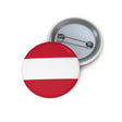 Pin’s drapeau autriche émail attache métal rond