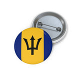 Pin’s drapeau barbade émail attache métal rond