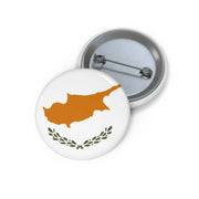 Pin’s drapeau chypre émail attache métal ronde