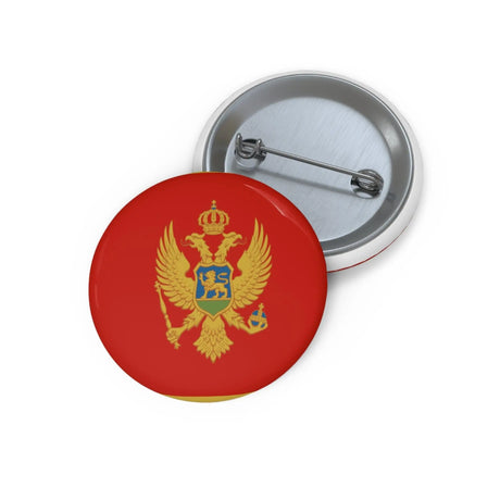 Pin’s drapeau monténégro émail attache métal rond