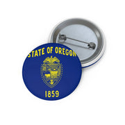 Pin’s drapeau oregon émail attache métal rond élégant