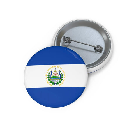 Pin’s drapeau salvador émail rond avec attache métal