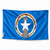 Drapeau Îles Mariannes Nord – Plusieurs Tailles – Polyester Résistant