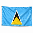 Drapeau de Sainte-Lucie – Plusieurs Tailles – Polyester Résistant