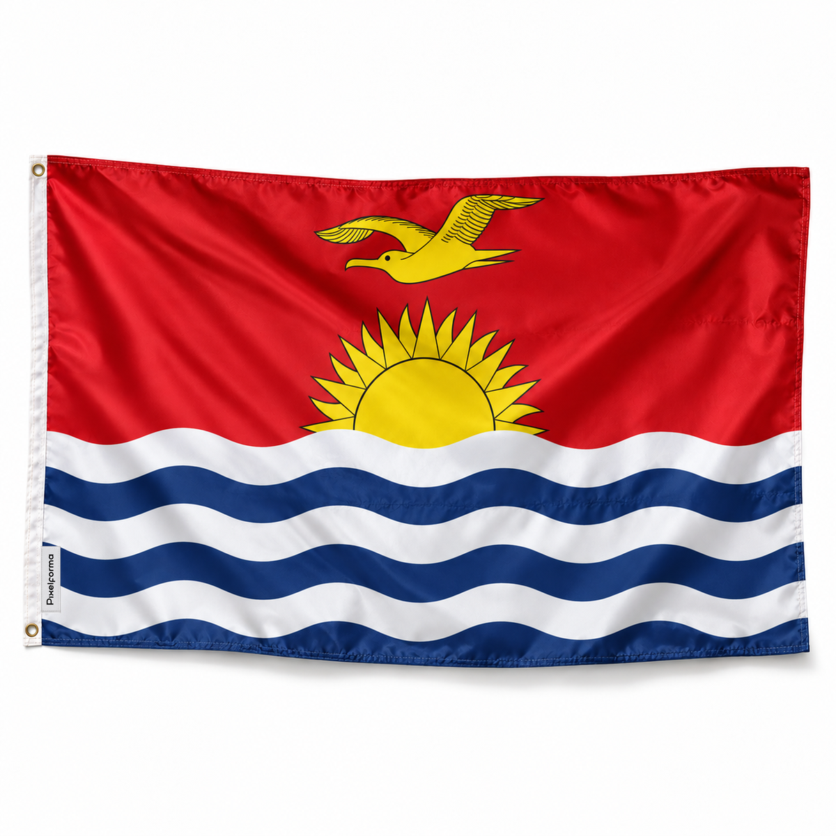 Drapeau des Kiribati – Plusieurs Tailles – Polyester Résistant