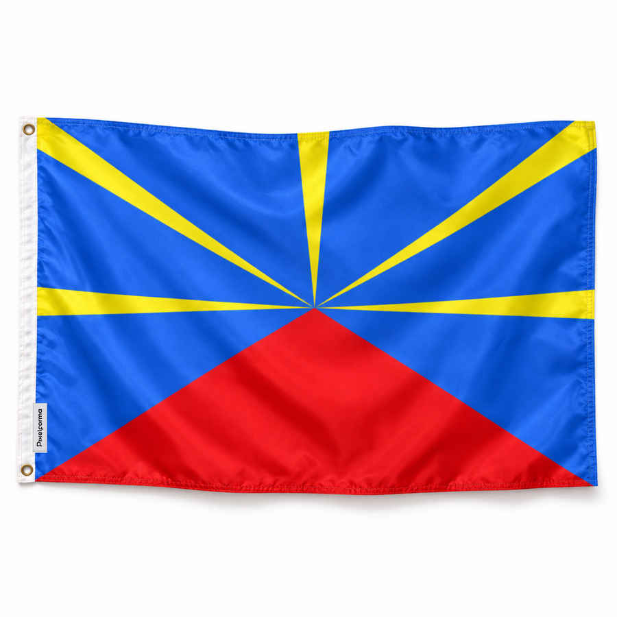 Drapeau de La Réunion – Plusieurs Tailles – Polyester Résistant