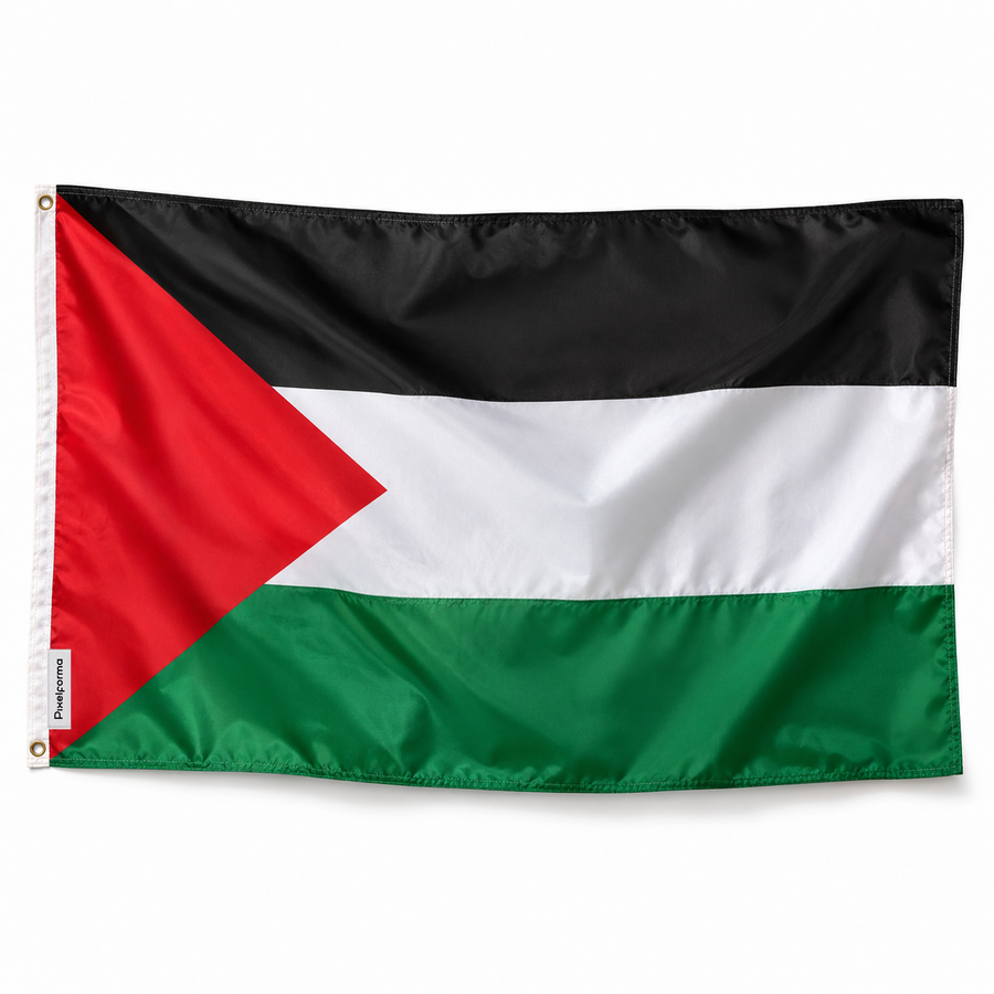 Drapeau de la Palestine – Plusieurs Tailles – Polyester Résistant