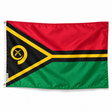 Drapeau du Vanuatu – Plusieurs Tailles – Polyester Résistant