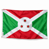 Drapeau du Burundi – Plusieurs Tailles – Polyester Résistant