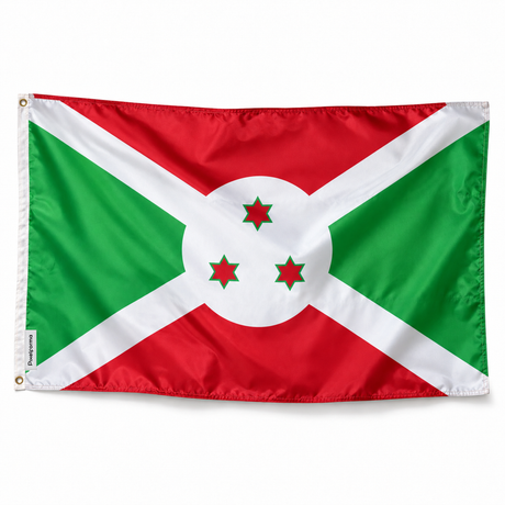 Drapeau du Burundi – Plusieurs Tailles – Polyester Résistant