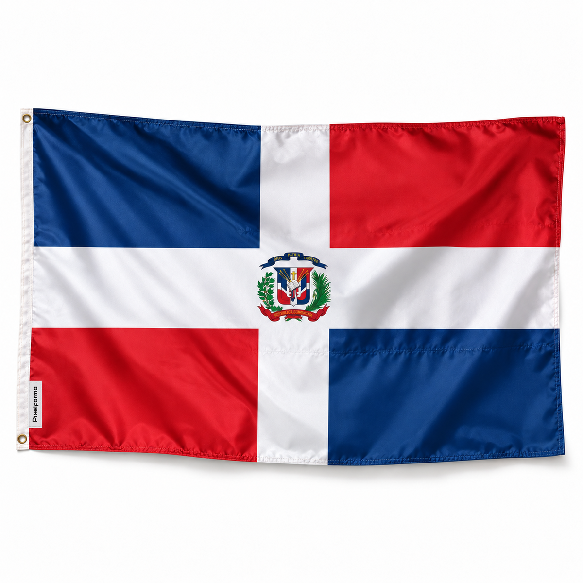 Drapeau de la République dominicaine – Plusieurs Tailles – Polyester Résistant