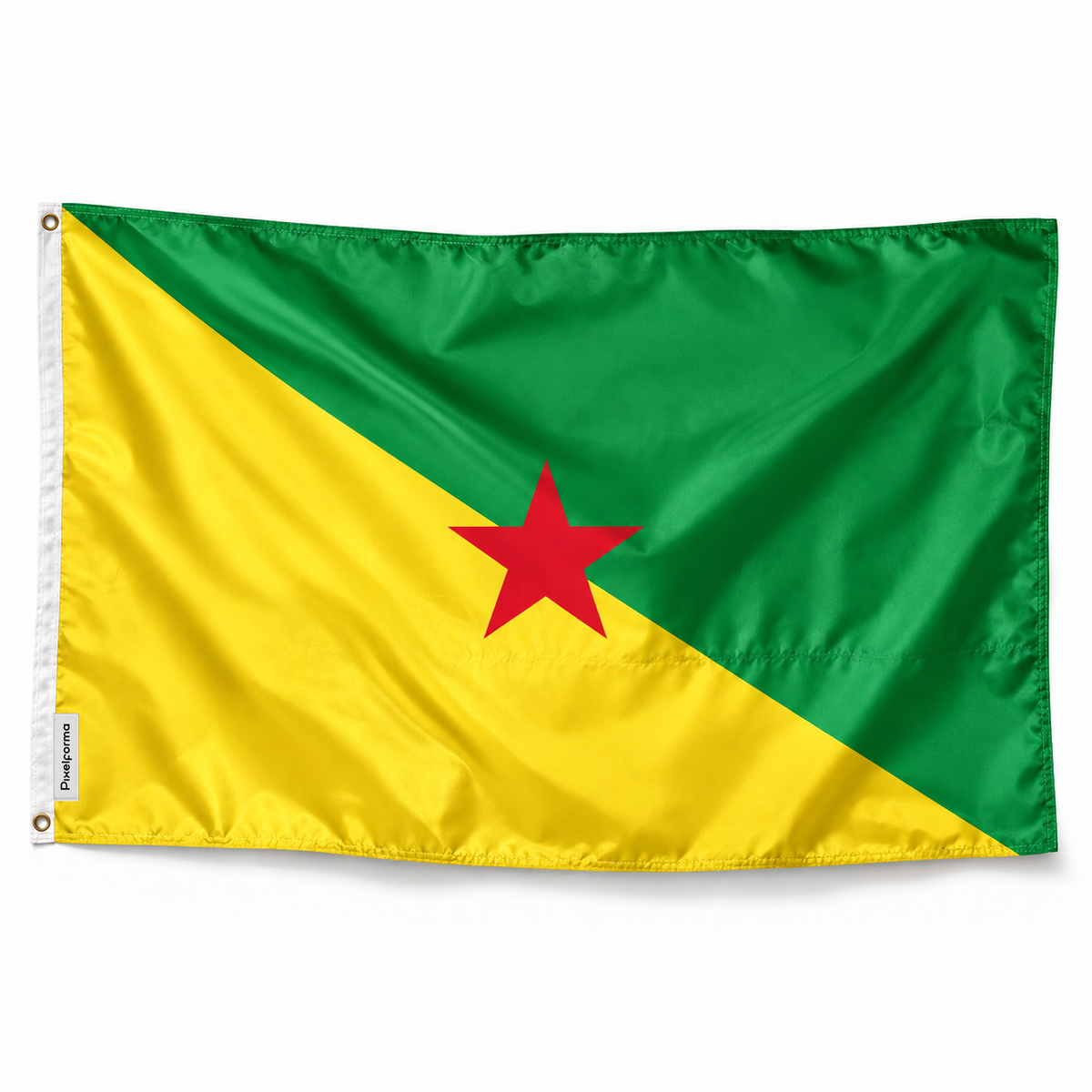 Drapeau de la Guyane – Plusieurs Tailles – Polyester Résistant