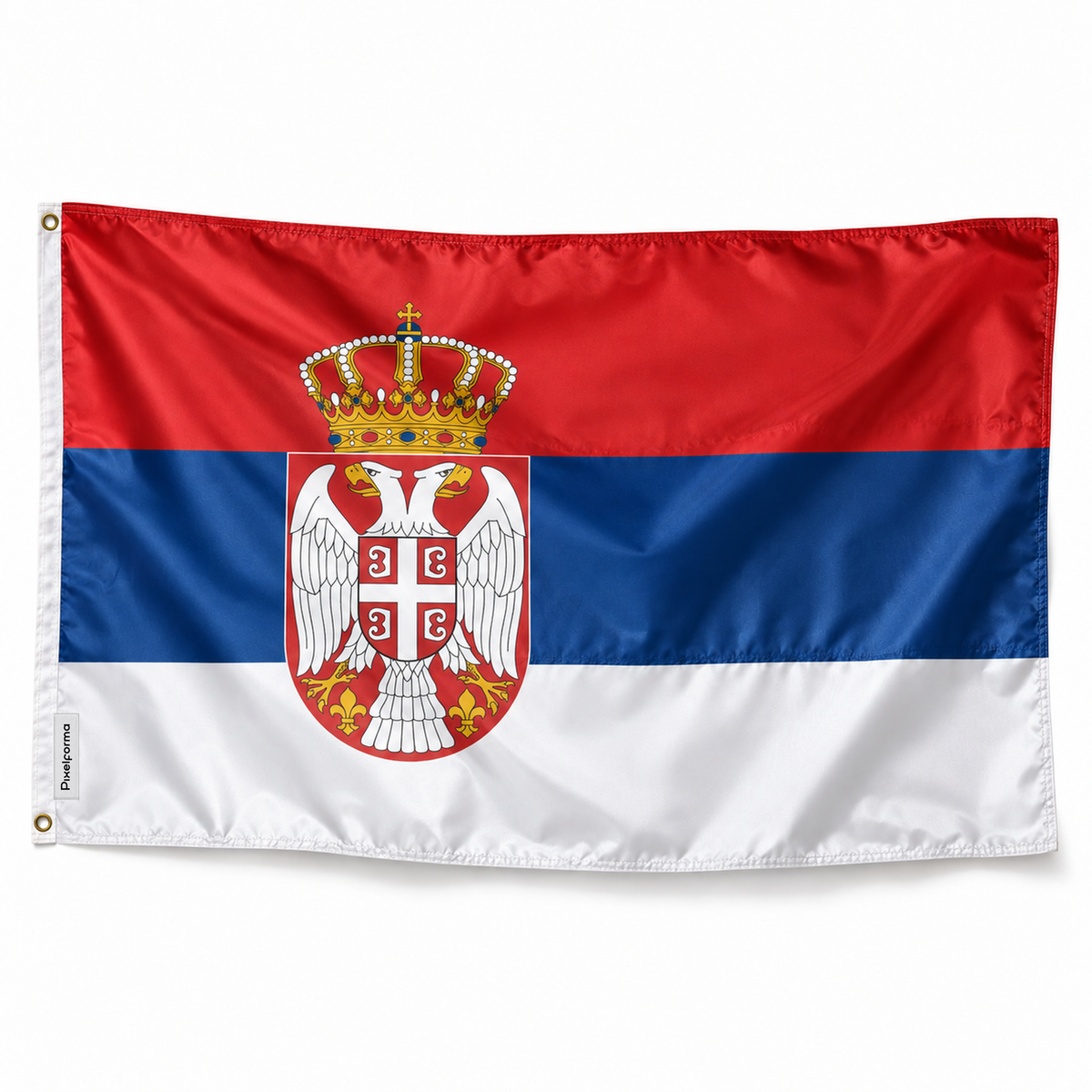 Drapeau de la Serbie – Plusieurs Tailles – Polyester Résistant