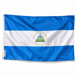 Drapeau du Nicaragua – Plusieurs Tailles – Polyester Résistant