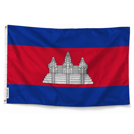 Drapeau du Cambodge – Plusieurs Tailles – Polyester Résistant