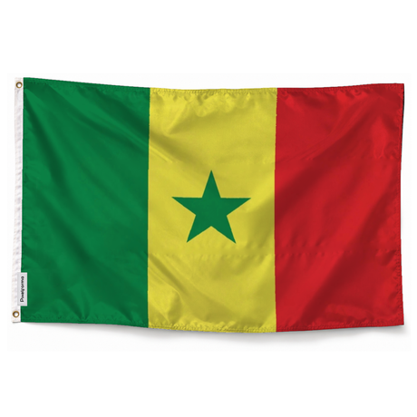 Drapeau du Sénégal – Plusieurs Tailles – Polyester Résistant