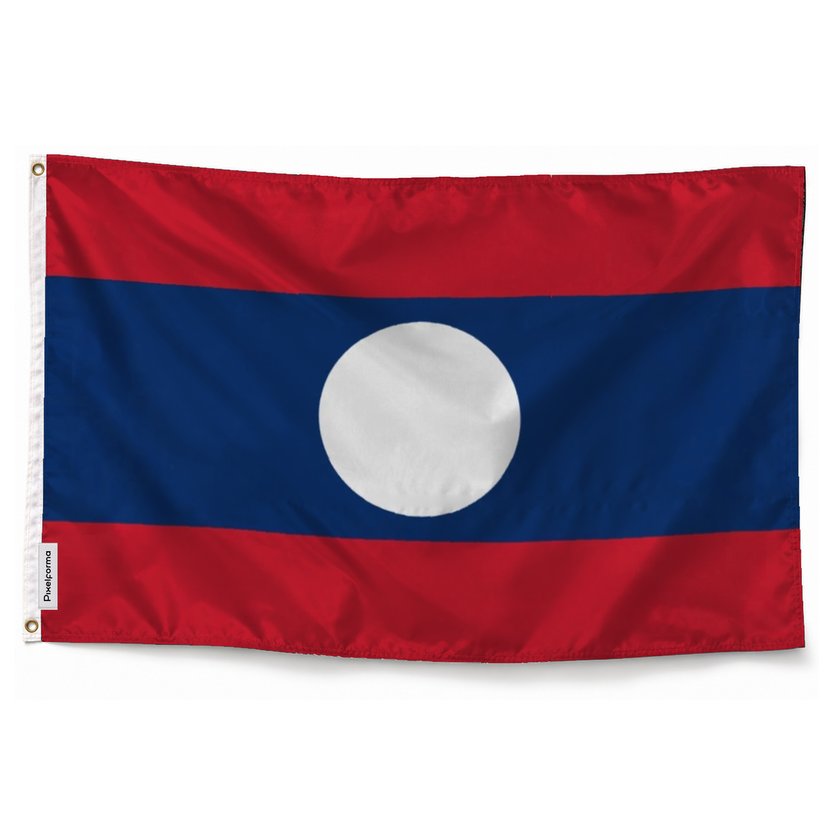 Drapeau du Laos – Plusieurs Tailles – Polyester Résistant