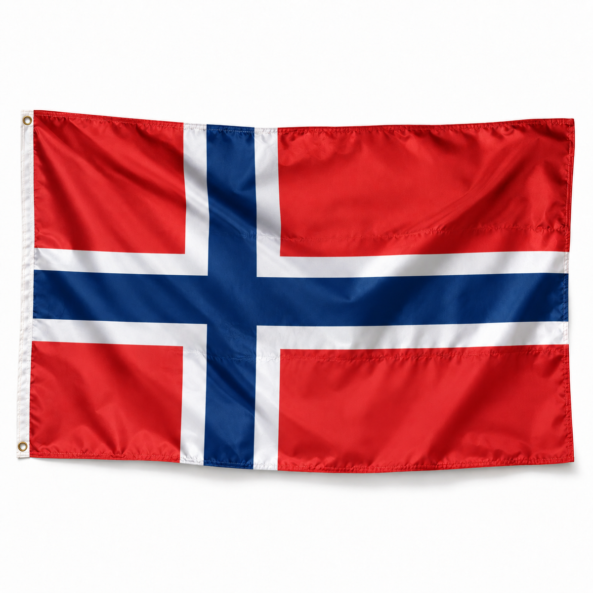 Drapeau de l’île Bouvet en polyester — photo produit réaliste