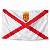 Drapeau de Jersey – Plusieurs Tailles – Polyester Résistant — photo réaliste IA