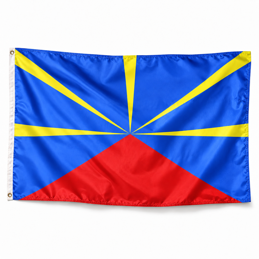 Drapeau de La Réunion – Plusieurs Tailles – Polyester Résistant